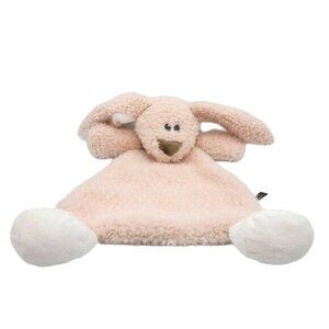 Demdaco Lift the Spirit Rabbit Lovey Plush Pink 14" 2019 Easter Bunny Rattle